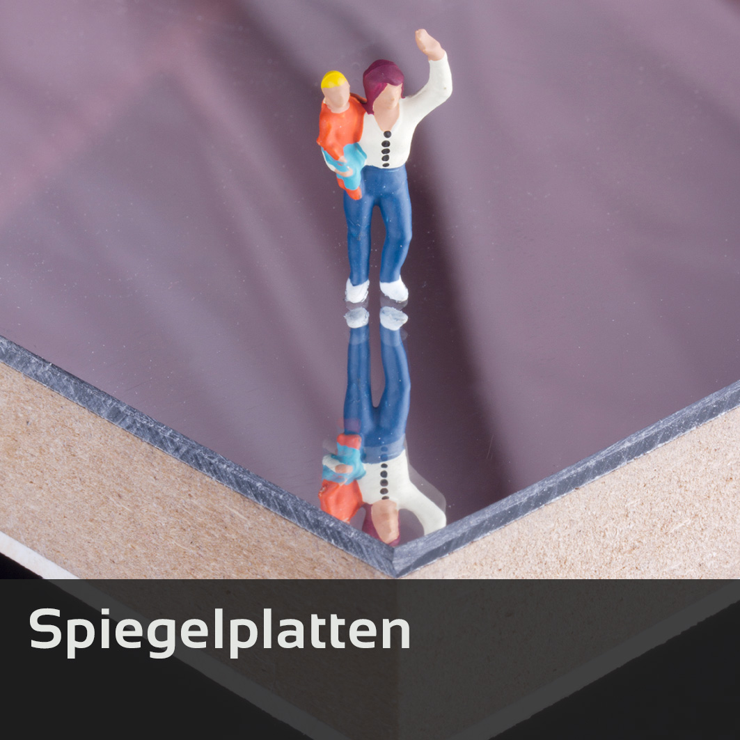 Spiegelplatten - ab Lager in Bocholt, Anwendungsbeispiel